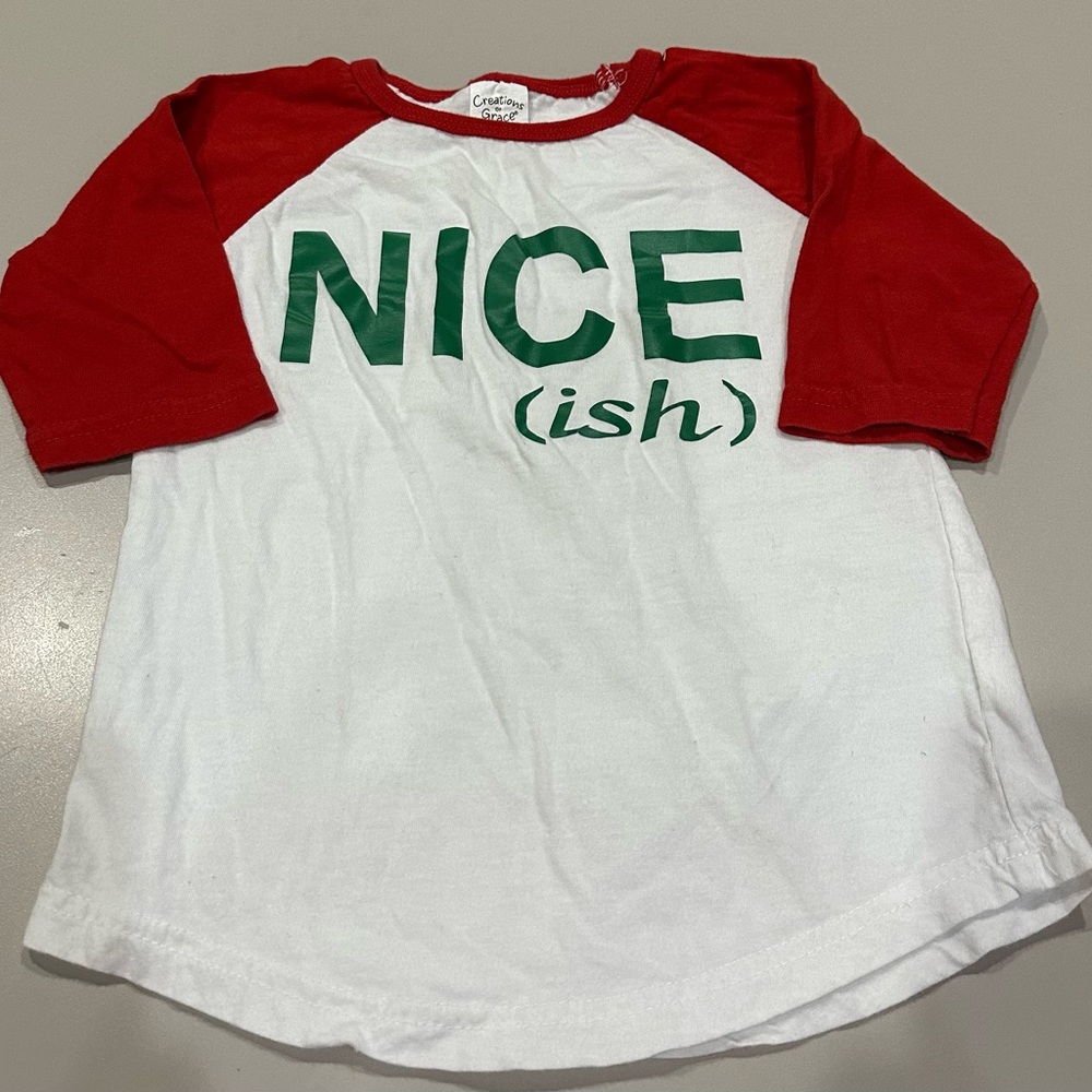 Creations of Grace Nice(ish) Long Sleeve T-Shirt Size 3T  Good Condition!